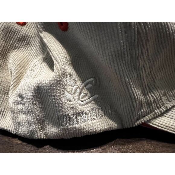 Tony Stewart Autographed Hat Cap Beige Corduroy #20 Racing Nascar - Picture 4 of 8